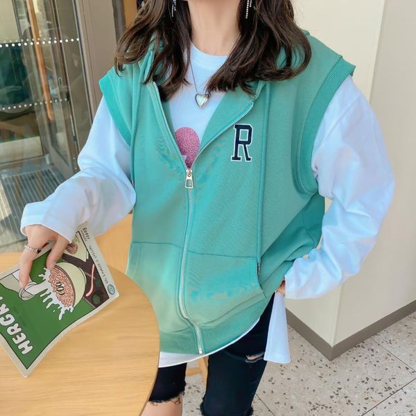 women's vests good quality full zip up hoodie coats large size solid cotton casual zipper vest jackets, Black;white
women's vests good quality full zip up hoodie coats large size solid cotton casual zipper vest jackets, Black;white
