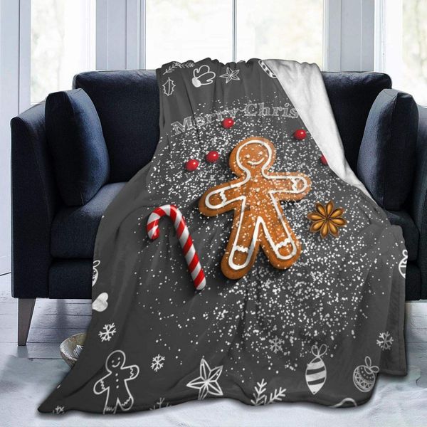 Blanket Flannel Fleece Blanket Christmas Theme,Gingerbread Man Lying On Blackboard with Chalk Doodles Lightweight Super Soft
Blanket Flannel Fleece Blanket Christmas Theme,Gingerbread Man Lying On Blackboard with Chalk Doodles Lightweight Super Soft