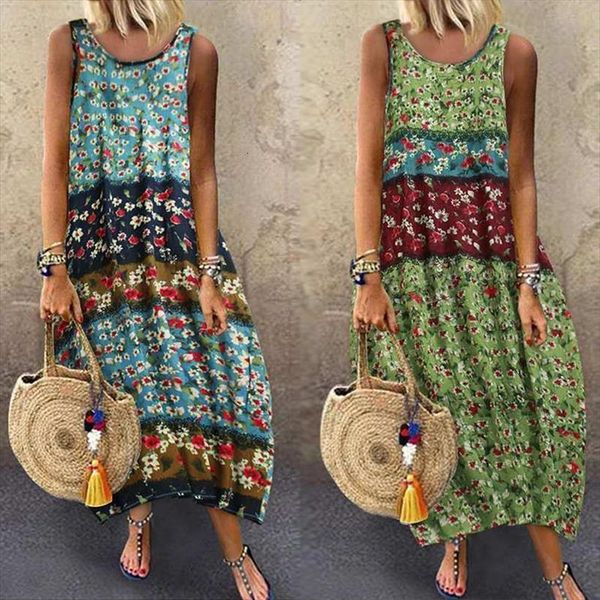 zanzea vintage cotton maxi printed women dresses sundress casual summer sleeveless long vestido female baggy robe, Black;gray
zanzea vintage cotton maxi printed women dresses sundress casual summer sleeveless long vestido female baggy robe, Black;gray