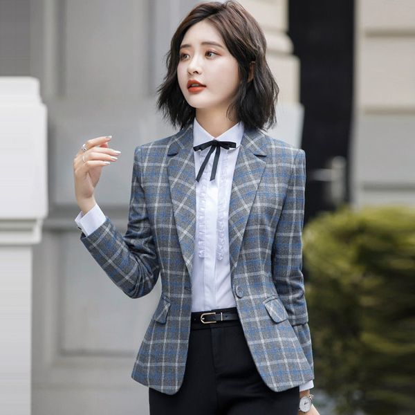 casual women plaid blazers and jackets work office lady suit slim double breasted business female blazer coat 210524, White;black
casual women plaid blazers and jackets work office lady suit slim double breasted business female blazer coat 210524, White;black
