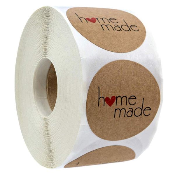 gift wrap 500pc / roll circular kraft paper sealing stickers handmade baking labels gifts crafts decoration packaging
gift wrap 500pc / roll circular kraft paper sealing stickers handmade baking labels gifts crafts decoration packaging