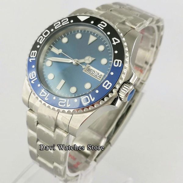 wristwatches bliger 40mm sapphire glass mens watches sterile watch waterproof automatic nh36a movement blue dial ceramic bezel, Slivery;brown
wristwatches bliger 40mm sapphire glass mens watches sterile watch waterproof automatic nh36a movement blue dial ceramic bezel, Slivery;brown