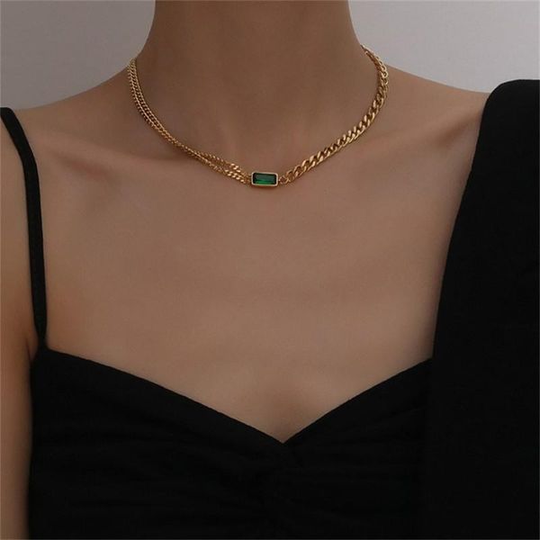 chokers kl4 green stone emerald layering chain necklace y2k aesthetic jewellery everyday minimal gift link may birthstone choker, Golden;silver
chokers kl4 green stone emerald layering chain necklace y2k aesthetic jewellery everyday minimal gift link may birthstone choker, Golden;silver