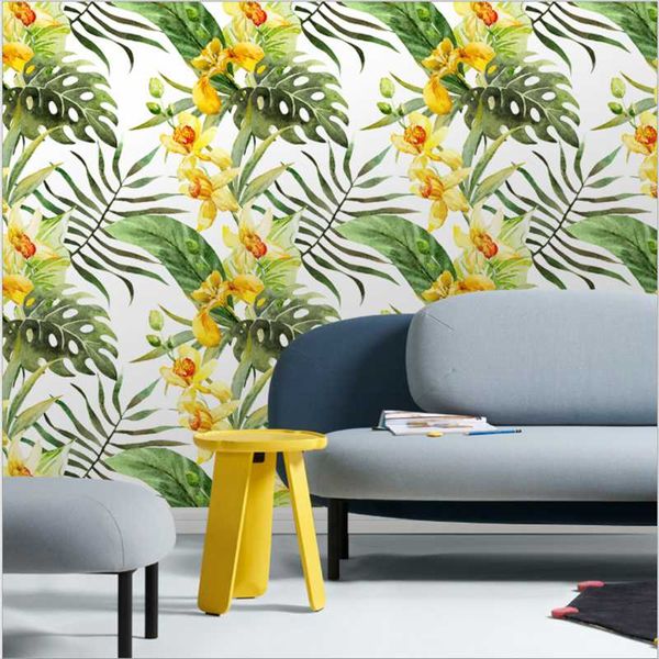 wallpapers watercolor tropical flower wallpaper living room bedroom wall self-adhesive transformation sticker decorative painting covering
wallpapers watercolor tropical flower wallpaper living room bedroom wall self-adhesive transformation sticker decorative painting covering