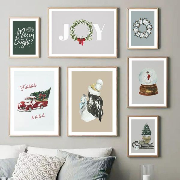 paintings christmas gift posters and prints garland tree sleigh snowman girl wall art canvas painting nordic pictures kids room decor
paintings christmas gift posters and prints garland tree sleigh snowman girl wall art canvas painting nordic pictures kids room decor