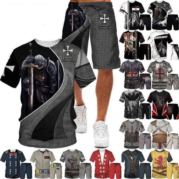 knights templar men set summer fashion short sleeve +beach shorts knights templar streetwear harajuku casual t shirt shorts g1209, Gray
knights templar men set summer fashion short sleeve +beach shorts knights templar streetwear harajuku casual t shirt shorts g1209, Gray