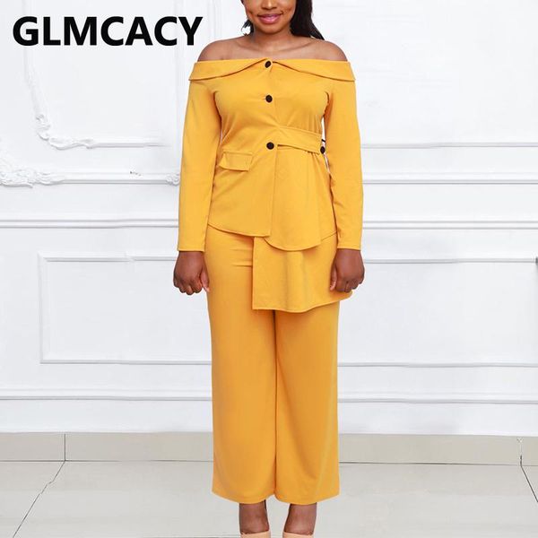 women's two piece pants elegant ol work suits long sleeve off shoulder blazer & loose set, White
women's two piece pants elegant ol work suits long sleeve off shoulder blazer & loose set, White