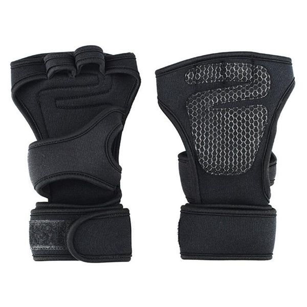 cycling gloves 1 pair weight lifting training women men fitness sports gym hand palm protector, Black
cycling gloves 1 pair weight lifting training women men fitness sports gym hand palm protector, Black