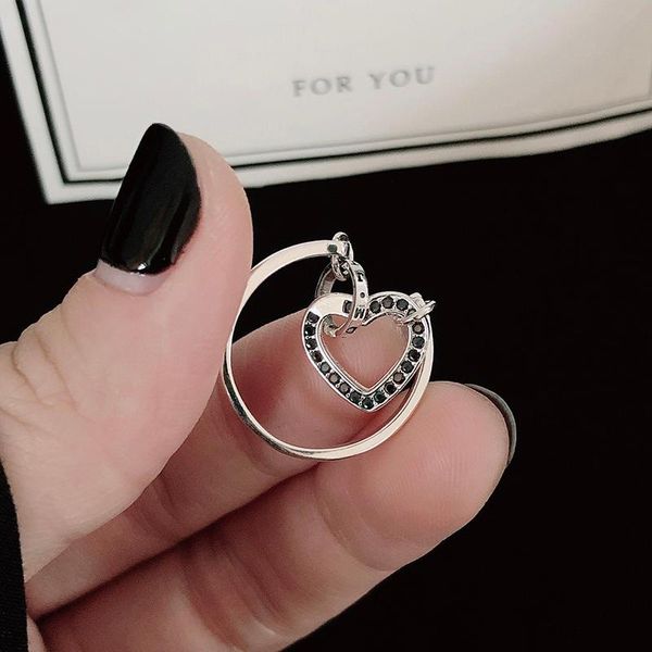 cluster rings kine 2021 genuine 100% 925 sterling silver trendy black stone heart ring for women engagement wedding party jewelry, Golden;silver
cluster rings kine 2021 genuine 100% 925 sterling silver trendy black stone heart ring for women engagement wedding party jewelry, Golden;silver