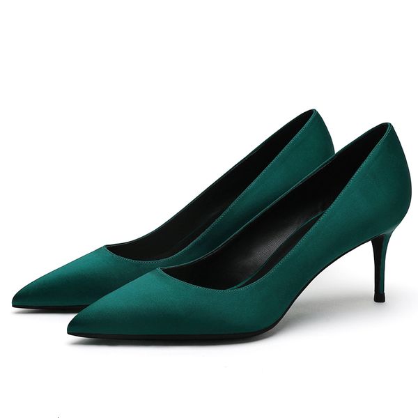 sandals brand women pointed toe pumps 6cm thin high heels shoes silk female fashion ladies ol office f0056 gdj2, Black
sandals brand women pointed toe pumps 6cm thin high heels shoes silk female fashion ladies ol office f0056 gdj2, Black