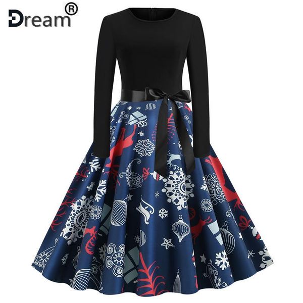 casual dresses elegant women vintage long sleeve christmas dress print high waist evening party prom sundress ladies autumn winter clothes, Black;gray
casual dresses elegant women vintage long sleeve christmas dress print high waist evening party prom sundress ladies autumn winter clothes, Black;gray
