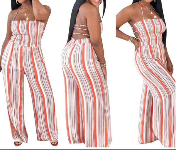 women's jumpsuits & rompers bohemian women jumpsuit plus size summer striped casual long wide leg beachwear hollow backless lace-up fem, Black;white
women's jumpsuits & rompers bohemian women jumpsuit plus size summer striped casual long wide leg beachwear hollow backless lace-up fem, Black;white