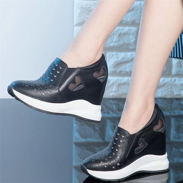 dress shoes platform pumps women hollow genuine leather wedges high heel gladiator sandals female round toe fashion sneakers casual, Black
dress shoes platform pumps women hollow genuine leather wedges high heel gladiator sandals female round toe fashion sneakers casual, Black