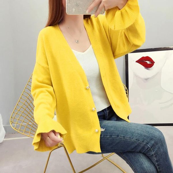 women's knits & tees knitting cardigan women warm sweaters coat solid spring and autumn fashion v-neck long sleeve knit sweater xxl, White
women's knits & tees knitting cardigan women warm sweaters coat solid spring and autumn fashion v-neck long sleeve knit sweater xxl, White