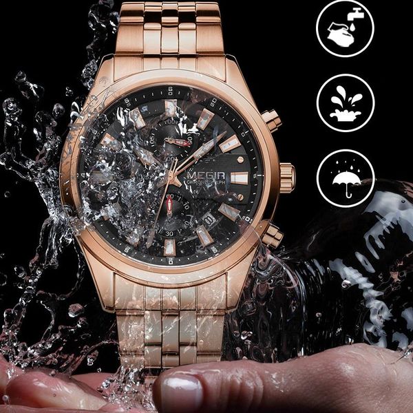 wristwatches megir waterproof watch mens chronograph stainless steel sports quartz-watch for men luxury business watches man horloges mannen, Slivery;brown
wristwatches megir waterproof watch mens chronograph stainless steel sports quartz-watch for men luxury business watches man horloges mannen, Slivery;brown