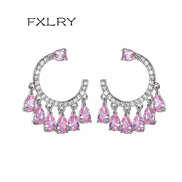 stud fxlry elegant waterdrop earrings cubic zirconia fashion women party banquet jewelry, Golden;silver
stud fxlry elegant waterdrop earrings cubic zirconia fashion women party banquet jewelry, Golden;silver
