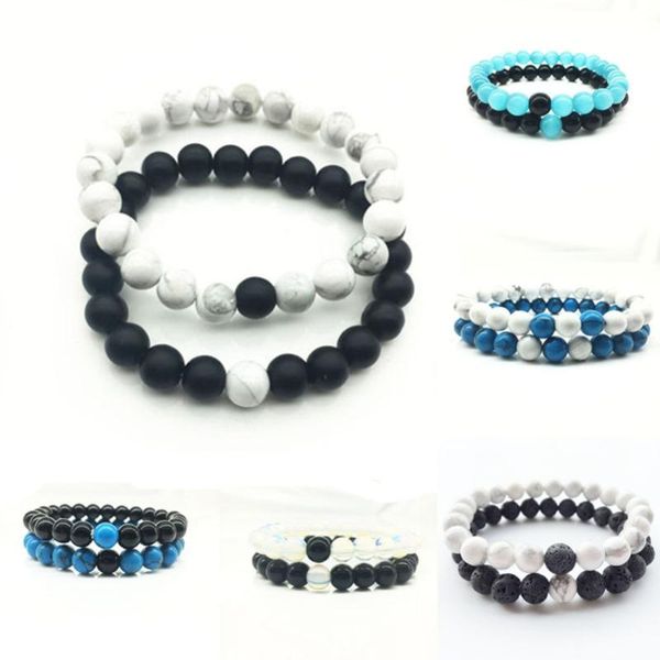 beaded, strands 2pcs/set black and white natural stone distance bracelets for women men strand & bangles lovers gifts jewelry
beaded, strands 2pcs/set black and white natural stone distance bracelets for women men strand & bangles lovers gifts jewelry