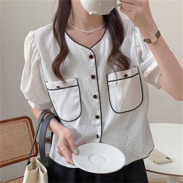 women's two piece pants white comfortable all match shirts femme short sleeves 2021 chic lady ol loose slim brief sweet casual blo
women's two piece pants white comfortable all match shirts femme short sleeves 2021 chic lady ol loose slim brief sweet casual blo