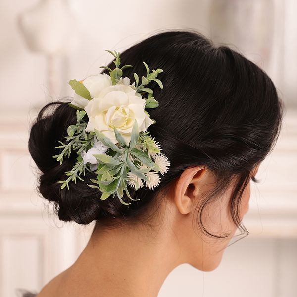 Boho White Bridal Hair Combs Rustic Wedding Floral bride Greenery Combs hair accessories ornaments
Boho White Bridal Hair Combs Rustic Wedding Floral bride Greenery Combs hair accessories ornaments