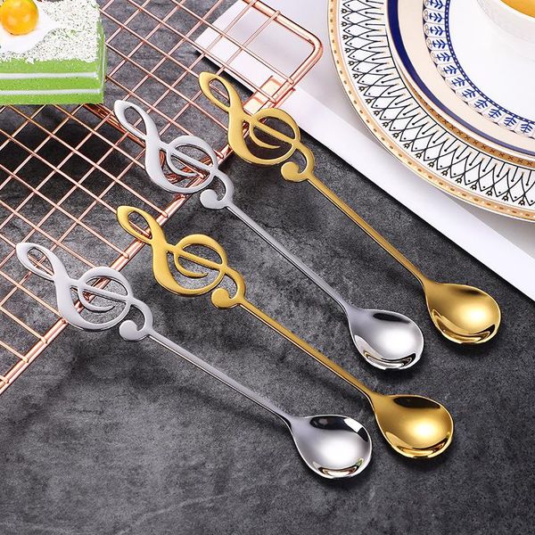 spoons musical notes stainless steel coffee spoon ice cream dessert tea for picnic kitchen accessories
spoons musical notes stainless steel coffee spoon ice cream dessert tea for picnic kitchen accessories