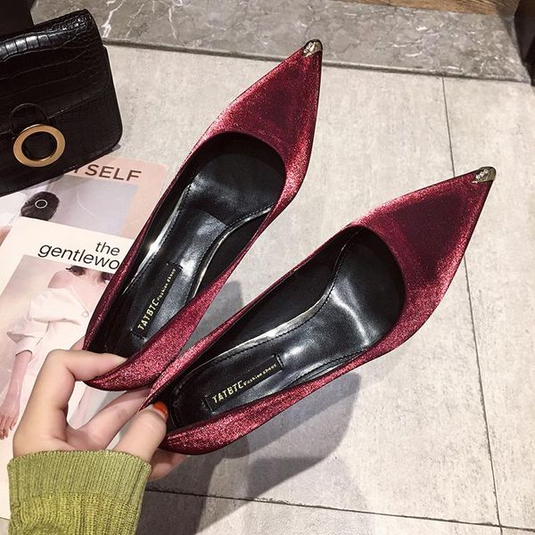 fashion high heels women pumps thin heel prom wedding party elegant high-heeled shoes lady office 11b-12 dress, Black
fashion high heels women pumps thin heel prom wedding party elegant high-heeled shoes lady office 11b-12 dress, Black