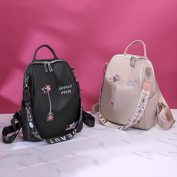 casual oxford cloth women daily backpack fashion flower embroidered shoulder school bag ladies anti theft bagpack rucksack
casual oxford cloth women daily backpack fashion flower embroidered shoulder school bag ladies anti theft bagpack rucksack