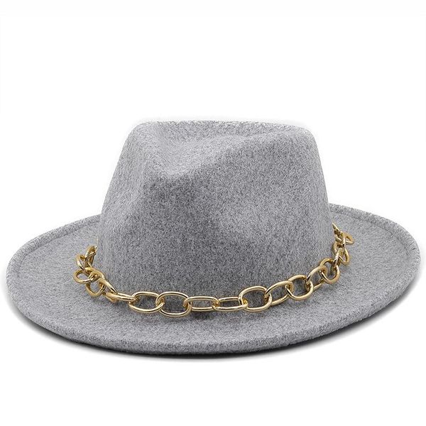 berets fedoras men's women's hat with chain fedora hats for women men ladies felt woman man panama cap female male jazz caps, Blue;gray
berets fedoras men's women's hat with chain fedora hats for women men ladies felt woman man panama cap female male jazz caps, Blue;gray