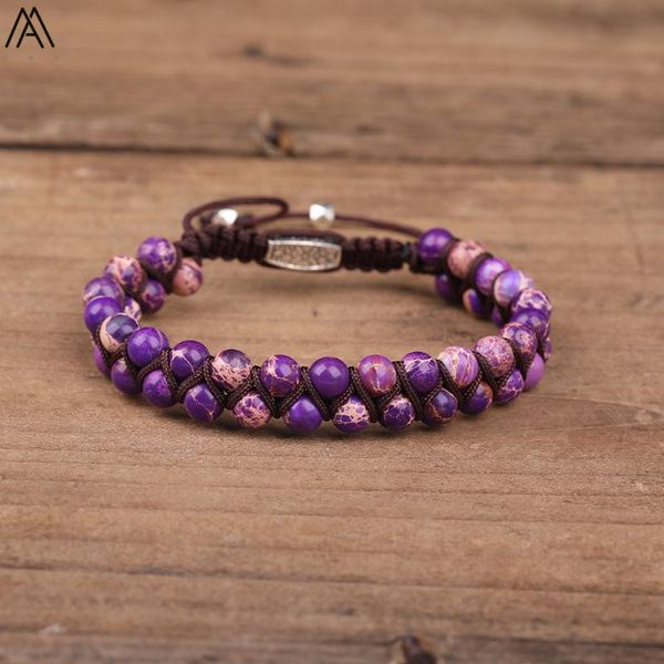 charm bracelets natural sea sediment jaspers 6mm beads cord knotted adjustable braid bracelet women emperor stone woven boho n0349-53am, Golden;silver
charm bracelets natural sea sediment jaspers 6mm beads cord knotted adjustable braid bracelet women emperor stone woven boho n0349-53am, Golden;silver