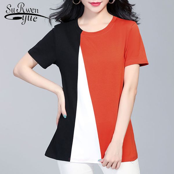 summer fashion women and blouse spliced plus size short sleeve loose chiffon 4xl blusa 8724 50 210427, White
summer fashion women and blouse spliced plus size short sleeve loose chiffon 4xl blusa 8724 50 210427, White
