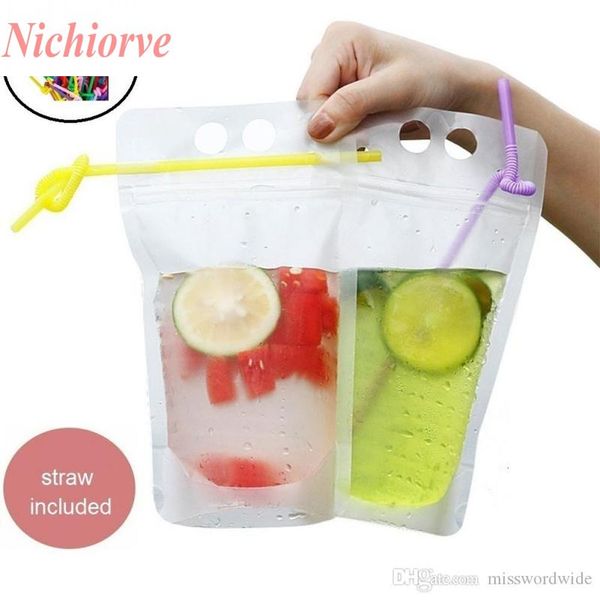 us stock clear drink pouches bags zipper stand-up plastic drinking bag with straw with holder reclosable heat-proof liquid bags
us stock clear drink pouches bags zipper stand-up plastic drinking bag with straw with holder reclosable heat-proof liquid bags
