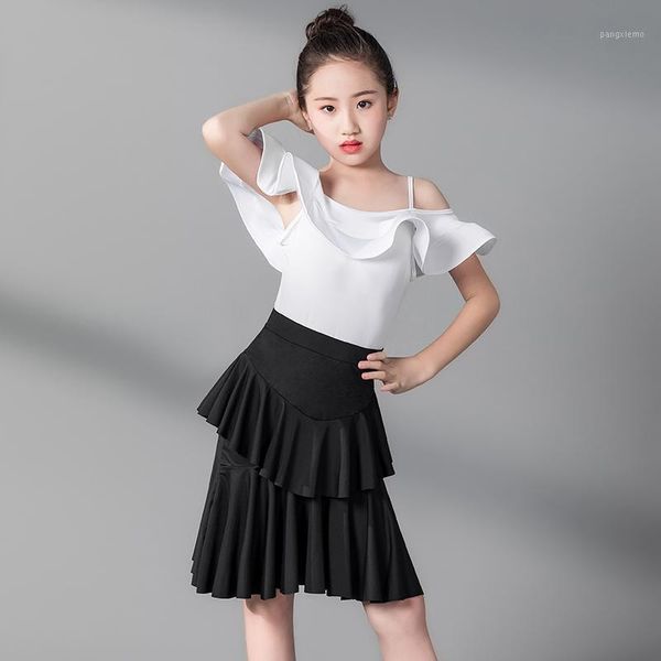stage wear latin dance dress for children girls competition ballroom salsa tango practice clothing cha costumes + skirt set, Black;red
stage wear latin dance dress for children girls competition ballroom salsa tango practice clothing cha costumes + skirt set, Black;red