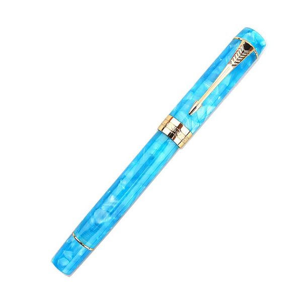 fountain pens jinhaofountain pen ocean blue acrylic resin iridium f/ bent writing gift set for business office
fountain pens jinhaofountain pen ocean blue acrylic resin iridium f/ bent writing gift set for business office