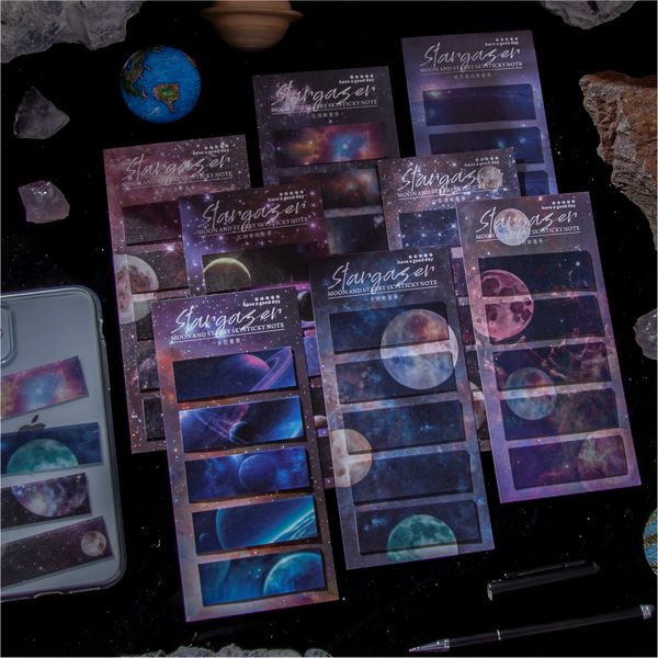 50 sheets/pack galaxy series sticky notes creative self-stick daily planner page marker flags tag
50 sheets/pack galaxy series sticky notes creative self-stick daily planner page marker flags tag