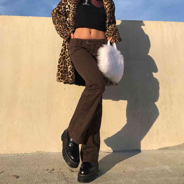 brown y2k flare jeans for girls female fashion new women's vintage denim pants stretchy high waisted trouser harajuku capris 210415, Blue
brown y2k flare jeans for girls female fashion new women's vintage denim pants stretchy high waisted trouser harajuku capris 210415, Blue