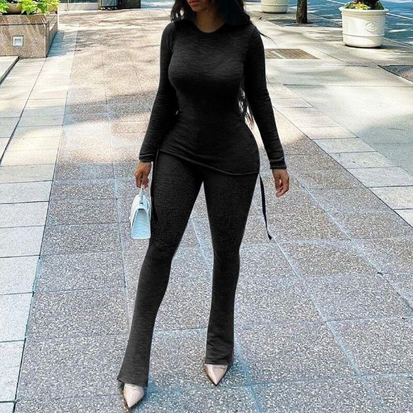 women's two piece pants long sleeve knitted 2 pieces set for women 2021 autumn winter drawstring t shirts & flare tracksuit matching se, White
women's two piece pants long sleeve knitted 2 pieces set for women 2021 autumn winter drawstring t shirts & flare tracksuit matching se, White