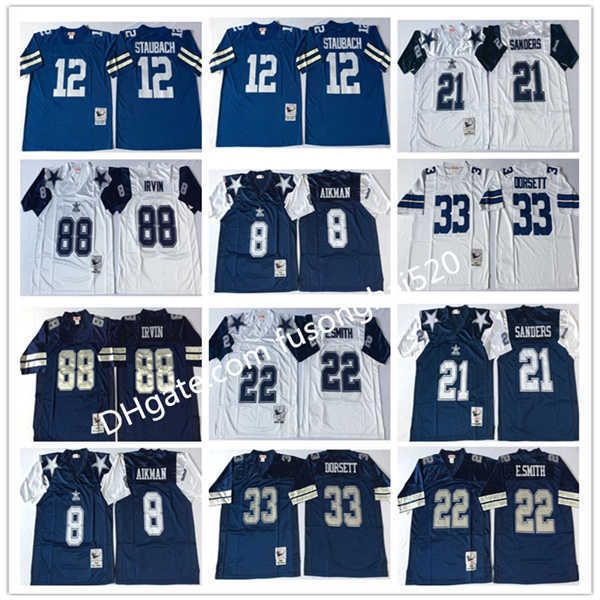 ncaa vintage football #8 troy aikman 12 roger staubach 21 deion sanders 22 emmitt smith 33 tony dorsett 88 michael irvin college jerseys, Black
ncaa vintage football #8 troy aikman 12 roger staubach 21 deion sanders 22 emmitt smith 33 tony dorsett 88 michael irvin college jerseys, Black