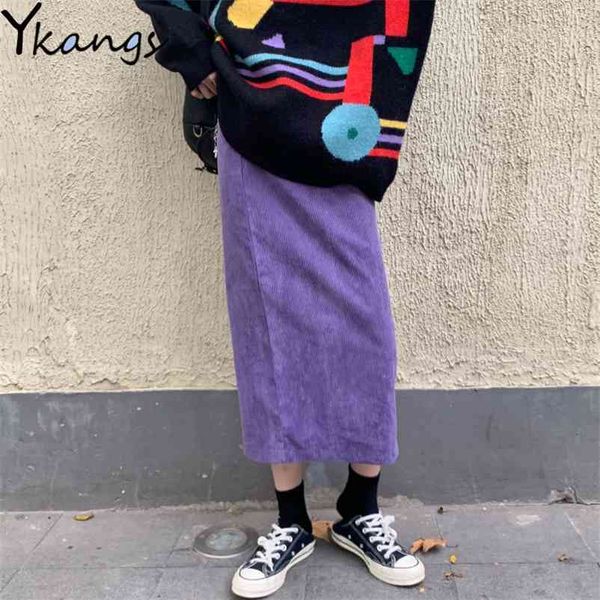 corduroy vintage ourple winter long skirt womens elegant split pencil s harajuku korean style black high waist midi 210421
corduroy vintage ourple winter long skirt womens elegant split pencil s harajuku korean style black high waist midi 210421