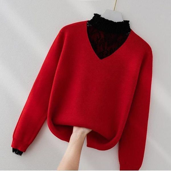 women's sweaters spring knitted knit sweater lace black turtleneck ladies pullover winter warm female for women fashion, White;black
women's sweaters spring knitted knit sweater lace black turtleneck ladies pullover winter warm female for women fashion, White;black