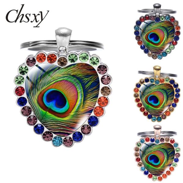 keychains chsxy ethnic green boho peacock feather glass art heart keychain handmade jewelry grade metal key ring holder 4 color choose, Silver
keychains chsxy ethnic green boho peacock feather glass art heart keychain handmade jewelry grade metal key ring holder 4 color choose, Silver