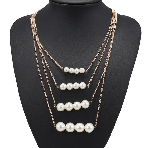 chains luxury multi-layer metal big and balls two sides pearl necklace for women beautiful femme chainjewelry 2021 fashion, Silver
chains luxury multi-layer metal big and balls two sides pearl necklace for women beautiful femme chainjewelry 2021 fashion, Silver