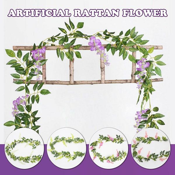decorative flowers & wreaths 2 meter artificial wisteria vine garland wedding arch decoration fake plants foliage rattan faux ivy wall
decorative flowers & wreaths 2 meter artificial wisteria vine garland wedding arch decoration fake plants foliage rattan faux ivy wall