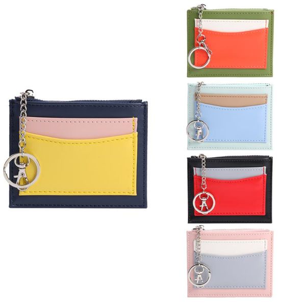wallets multi-slots ladies short keychain wallet splicing color pu leather clutch bag korean small purse card for shopping travel, Red;black
wallets multi-slots ladies short keychain wallet splicing color pu leather clutch bag korean small purse card for shopping travel, Red;black