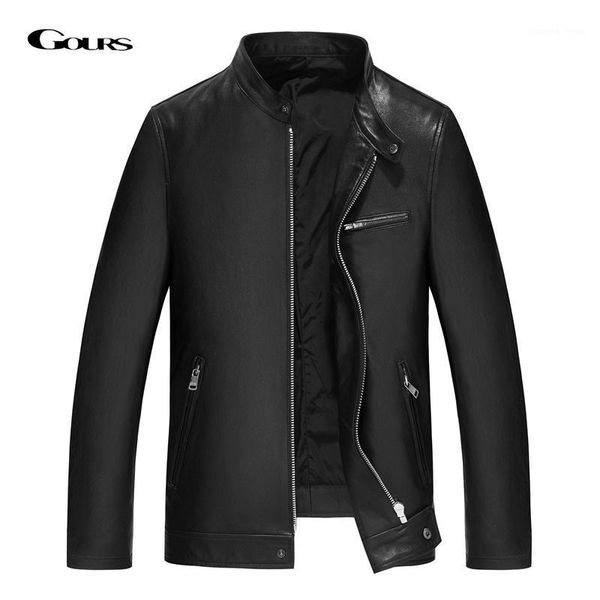 men's leather & faux gours winter real jacket men fashion brand black genuine sheepskin jackets and coats motorcycle 4xl gsjf2063
men's leather & faux gours winter real jacket men fashion brand black genuine sheepskin jackets and coats motorcycle 4xl gsjf2063