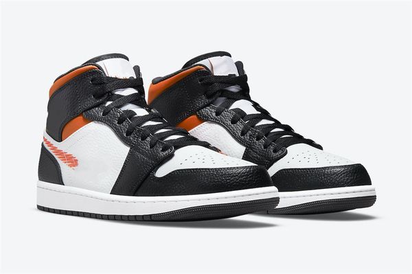 jumpman 1 mid zig zag basketball shoes black white orange mens i sports sneakers ship with size
jumpman 1 mid zig zag basketball shoes black white orange mens i sports sneakers ship with size