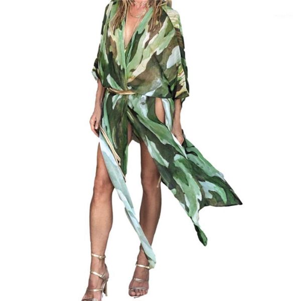 summer women's swimsuit cover up beach dress open front high split flowy chiffon kimono cardigan sundress dresses swimwear, White;black
summer women's swimsuit cover up beach dress open front high split flowy chiffon kimono cardigan sundress dresses swimwear, White;black