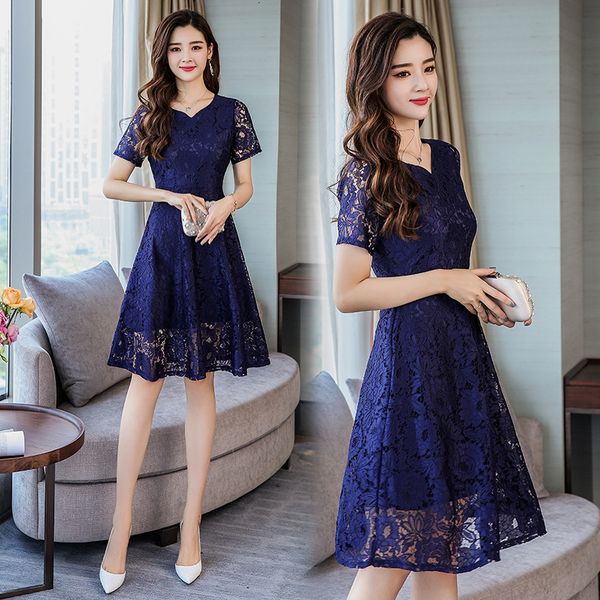 dresses summer new lace women's middle length red large size fat mm temperament show thin dress, Black;gray
dresses summer new lace women's middle length red large size fat mm temperament show thin dress, Black;gray
