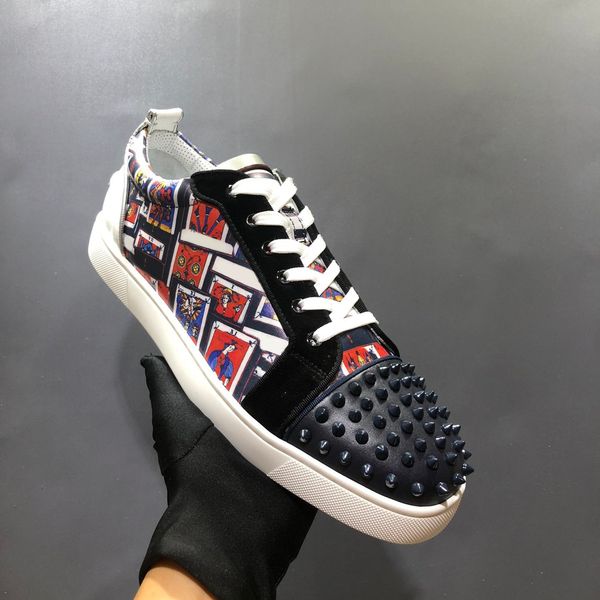 2021 classical restoration skate luxury designer shoes mans and womens genuine leather spliced casual with box 35-45 a06, Black
2021 classical restoration skate luxury designer shoes mans and womens genuine leather spliced casual with box 35-45 a06, Black