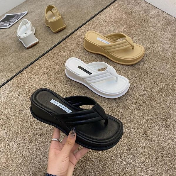 slippers chunky heel summer beach platform women flip flops slides faux sueded open toe soft sole designer sandals y2k shoes, Black
slippers chunky heel summer beach platform women flip flops slides faux sueded open toe soft sole designer sandals y2k shoes, Black