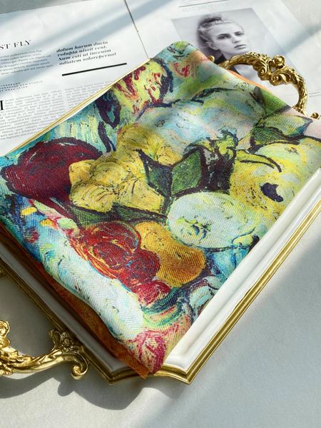 scarves enlarged artistic 100% silk scarf women natural soft big shawl spring autumn elegant korean large size plus painting, Blue;gray
scarves enlarged artistic 100% silk scarf women natural soft big shawl spring autumn elegant korean large size plus painting, Blue;gray