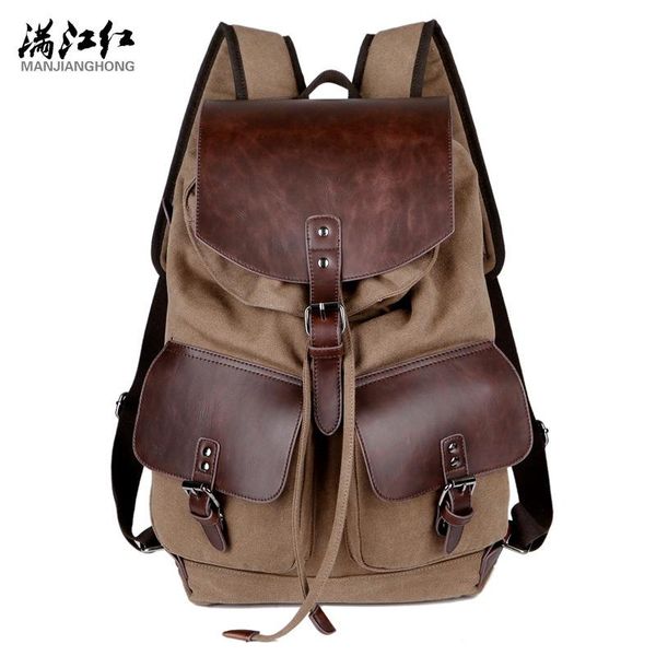 backpack 2021 canvas with crazy horsehide men's for outdoor travel large capacity retro
backpack 2021 canvas with crazy horsehide men's for outdoor travel large capacity retro